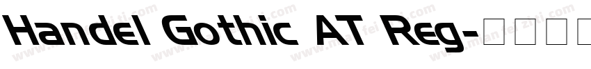 Handel Gothic AT Reg字体转换